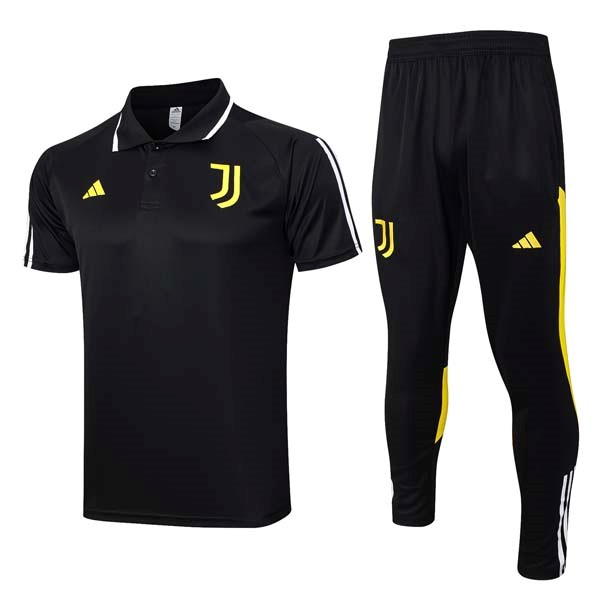 Polo Juventus Conjunto Completo 2023 2024 Negro